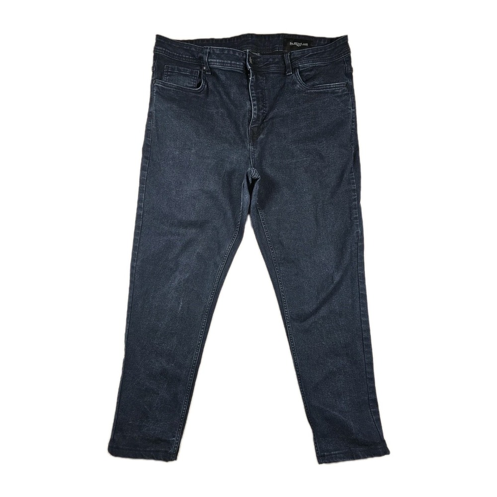 TPJ Athletic Fit Jeans‎ Mens 40x30 Medium Blue Wash Stretch Denim JU9T3BSBM30